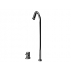 Washbasin faucet Ritmonio Diameter 35 Inox single lever basin mixer E0BA0125H2 | Edilceramdesign