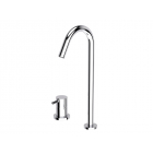 Washbasin faucet Ritmonio Diameter 35 Inox single lever basin mixer E0BA0125H3 | Edilceramdesign