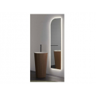 Antoni Lupi USB30108W wall mirror with led lighting | Edilceramdesign