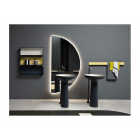 Antonio Lupi SPICCHIO90W reversible wall mirror with led lighting | Edilceramdesign