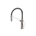 Daniel Tiara TA233 single lever above-top sink mixer with spring and hand shower | Edilceram Design