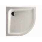 Hafro CORIAN 5COE9N0 corner shower tray with splashback | Edilceramdesign