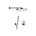 Daniel Tokyo Chrome TK615ZO wall-mounted shower set | Edilceramdesign