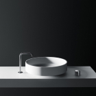 Boffi Lotus WRLSAE01 countertop washbasin in Cristalplant | Edilceramdesign