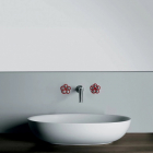 Boffi Fisher Island WRAFAE01 countertop washbasin in Cristalplant | Edilceram Design