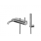 Zucchetti Pan ZP6181 wall-mounted single-lever bathtub mixer with hand shower | Edilceramdesign