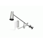 Zucchetti Closer Z94250 wall-mounted shower head with swivel arm | Edilceramdesign