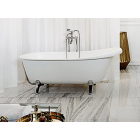 Zucchetti Kos Agora 1AGBI freestanding bathtub in Silkstone | Edilceramdesign
