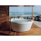 Zucchetti Kos Geo180 1G1T1 freestanding whirlpool tub | Edilceramdesign