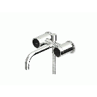 Zucchetti Savoir ZSA226 external bathtub/shower mixer with diverter and hand shower | Edilceramdesign