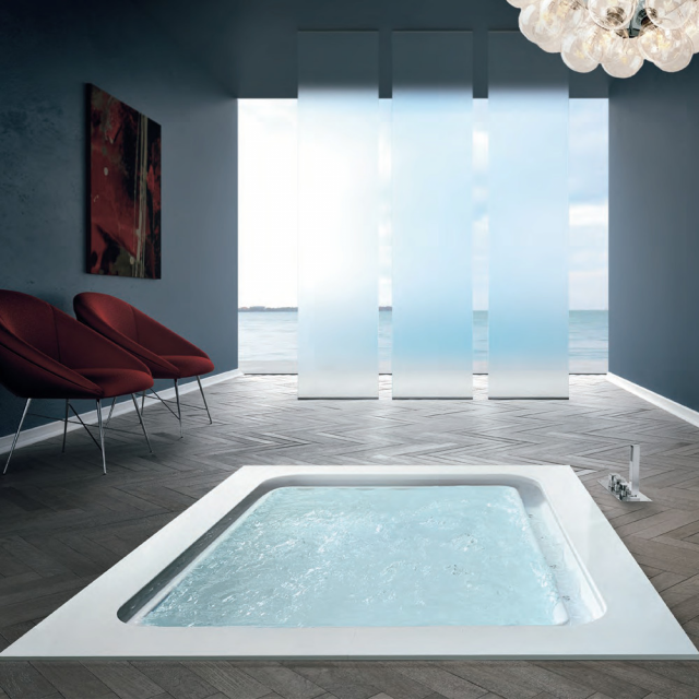 Recessed Whirlpool Tub Hafro Bolla R Sfioro 2BOA9N5 | Edilceram Design