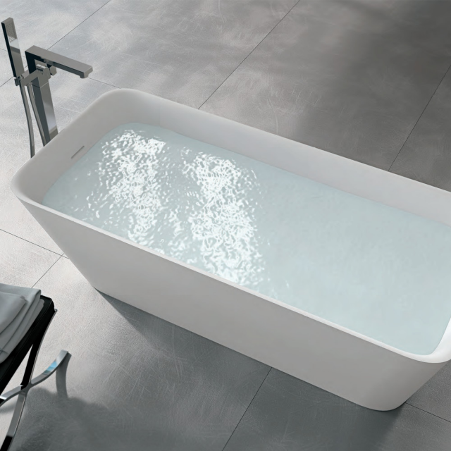 Rectangular Freestanding Bathtub Hafro Move 2TRA1N0 | Edilceram Design