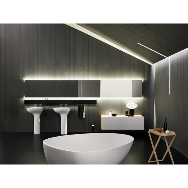 Agape Drop ACER1099FZ Floor Standing Washbasin in Cristalplant | Edilceramdesign