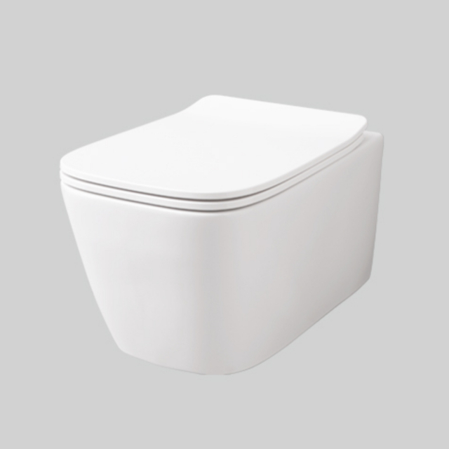 Wall-mounted toilet without a rim Artceram A16 ASV003- White | Edilceram Design