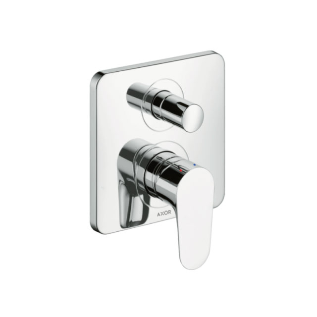 Axor Citterio M 34425000+01700180 Wall-mounted bathtub/shower mixer + concealed part | Edilceram Design