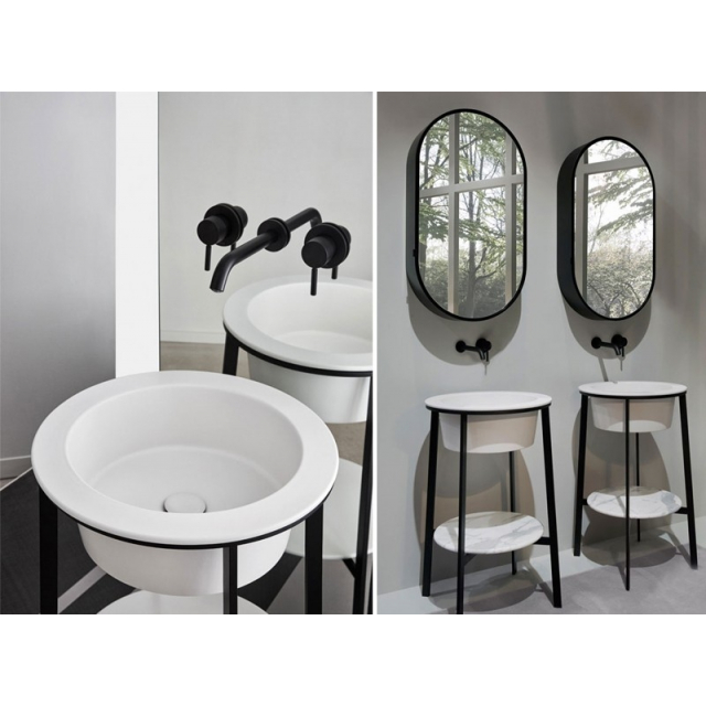 Ceramica Cielo I Catini CALAT bathroom cabinet with round basin | Edilceramdesign