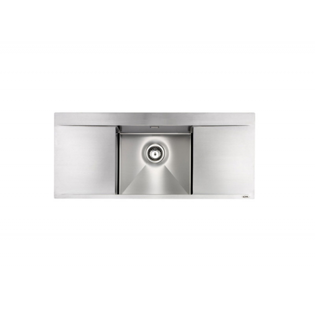 CM Prestige kitchen sink 116x50cm steel sink 012709 | Edilceramdesign