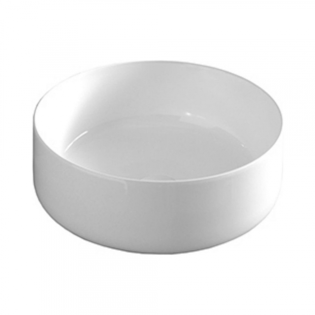 Countertop ceramic washbasin 42 cm Artceram Cognac COL001- White | Edilceram Design