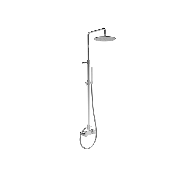 Shower column with overhead shower and hand shower Fima Texture Collection F5605/2H | Edilceramdesign
