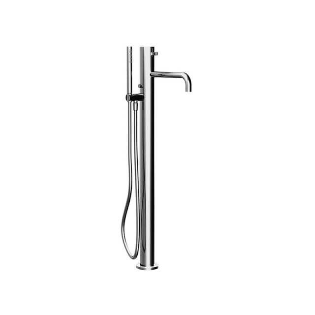 Fantini Aboutwater AF/21 A580B floor-mounted bathtub mixer with hand shower | Edilceramdesign
