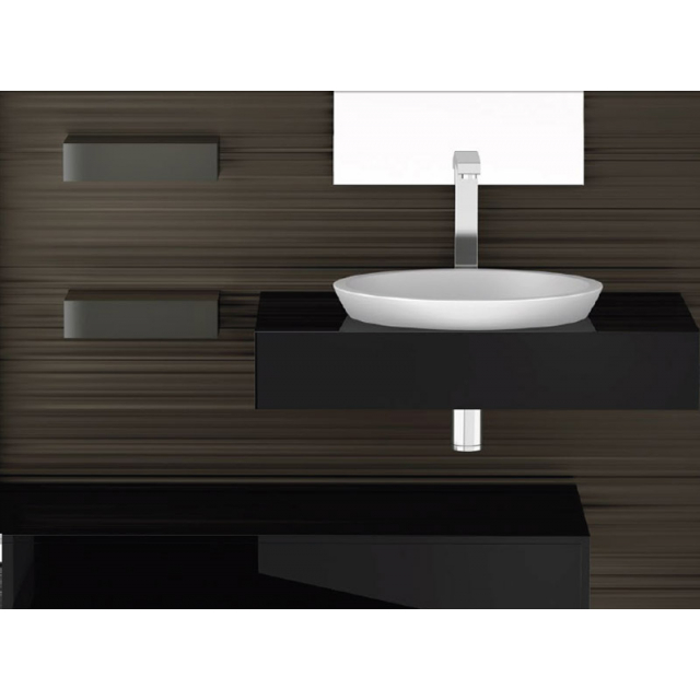 Glass Design Da Vinci In Out semi-recessed washbasins Circus43 FL CIRCUS43FLPO01 | Edilceramdesign