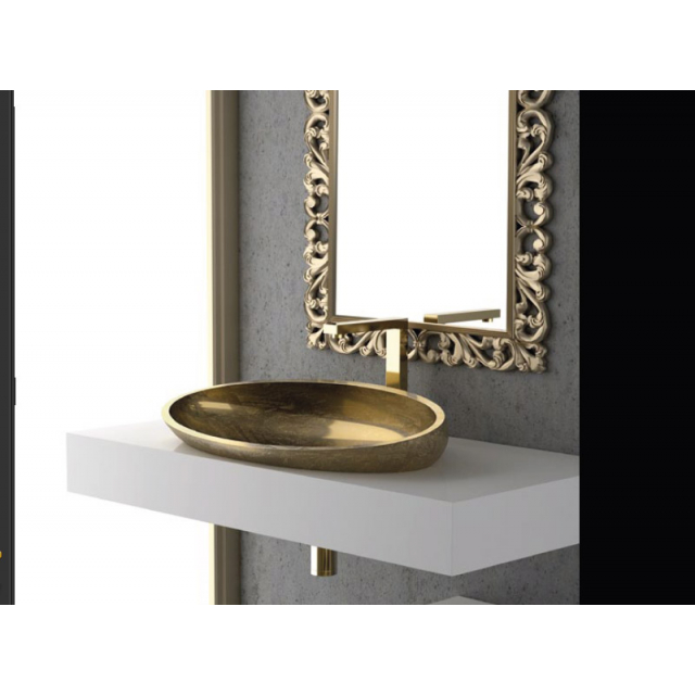 Glass Design Da Vinci In Out semi-recessed washbasins Kool XL FL KOOLXLFLPO01 | Edilceramdesign