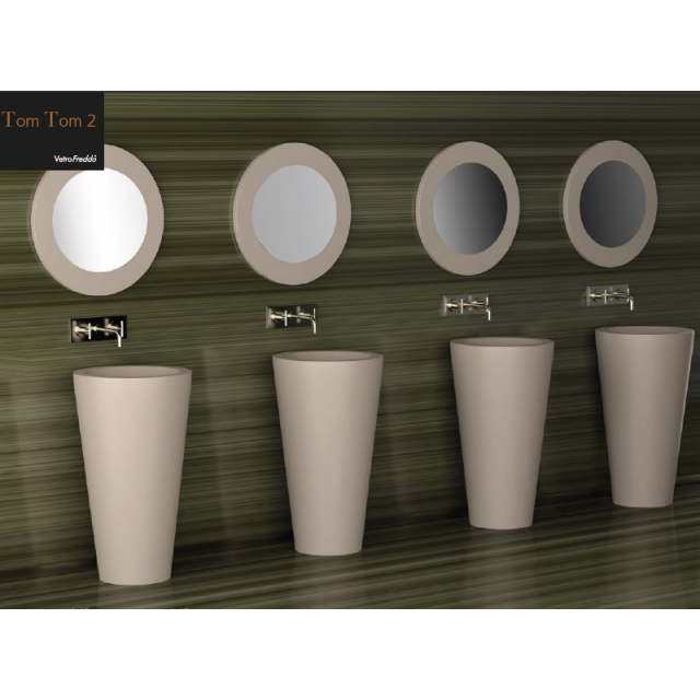 Glass Design Da Vinci Tom Tom 2 floor-standing washbasins TOMTOM2PO01 | Edilceramdesign