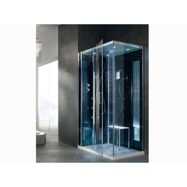 Hafro Tempo 1TPA1D2 multifunction corner shower enclosure | Edilceramdesign