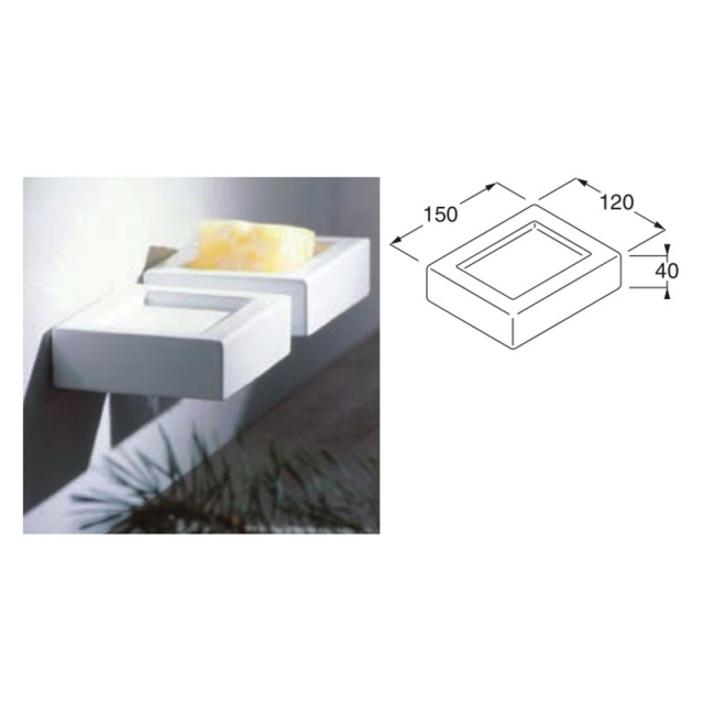 Boffi RL 11 KERSA02 wall-mounted soap dish | Edilceramdesign