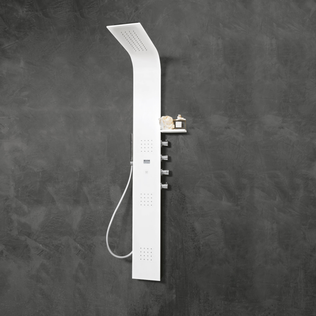 Hafro Geromin Lama Corian 4LAA3N0 Wall-mounted Shower Column | Edilceram Design