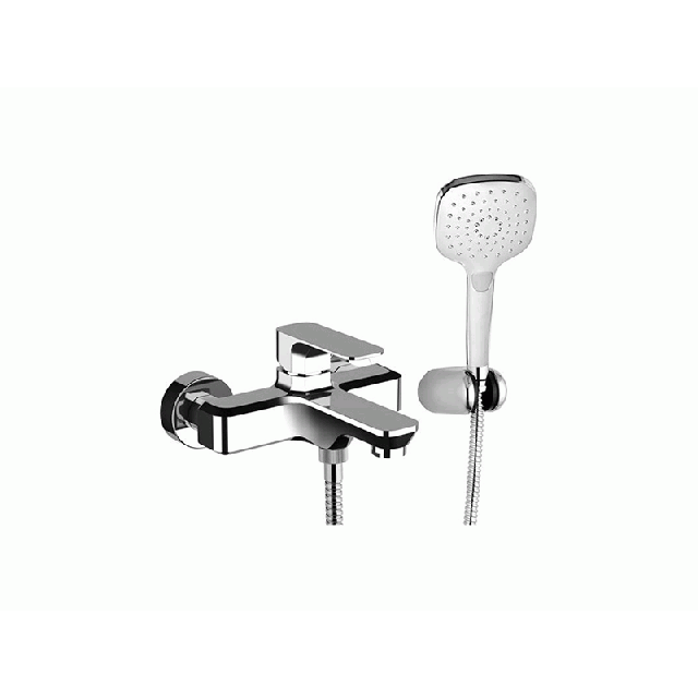 Daniel Tiara TA610 Single-lever wall-mounted shower set for bathtub | Edilceramdesign