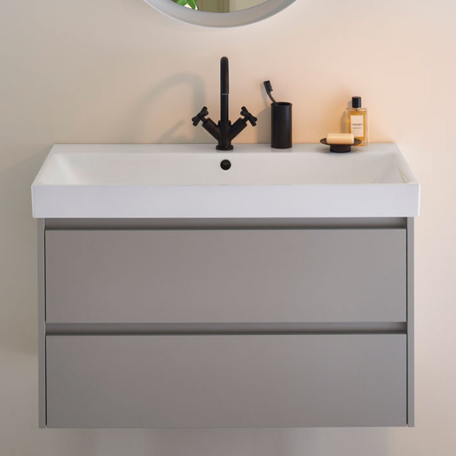 Wall-mounted / Recessed Ceramic Washbasin GSI Nubes 9623111 | Edilceramdesign