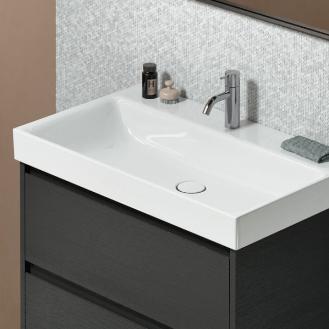 Wall-mounted / Recessed Ceramic Washbasin GSI Nubes 9622111 | Edilceramdesign
