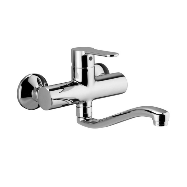 Wall-mounted Sink Mixer Paffoni Blu BLU161CR | Edilceram Design