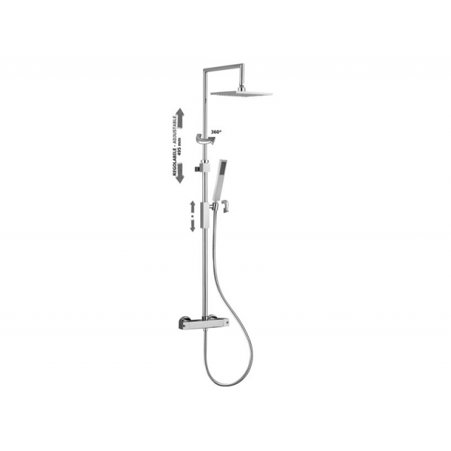 Shower Columns Paffoni Syncro Top adjustable shower column ZCOL655 | Edilceramdesign