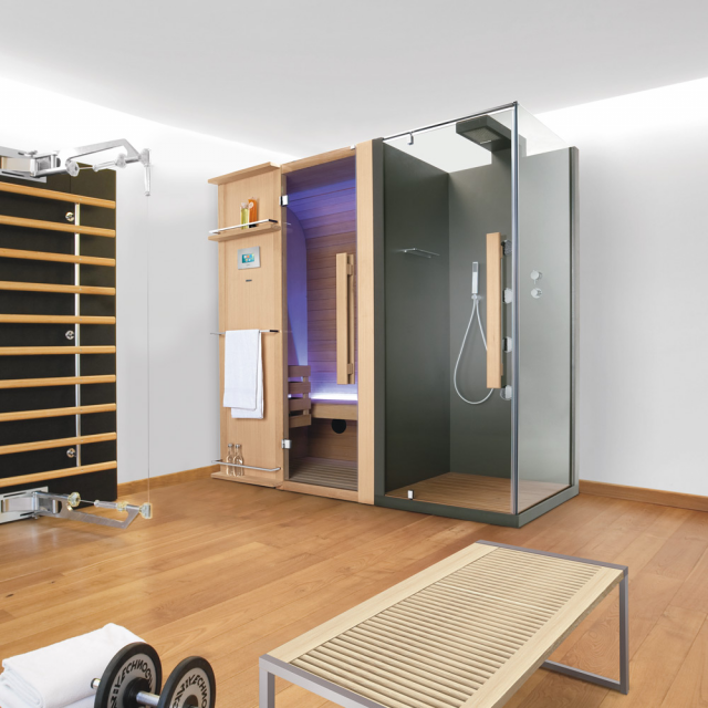 Sauna + Shower Space Hafro Cuna SCD50014-1S014 | Edilceramdesign