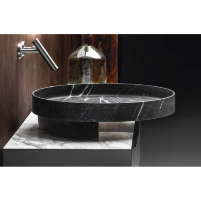 Falper Eccentrico WN3 countertop marble washbasin | Edilceramdesign