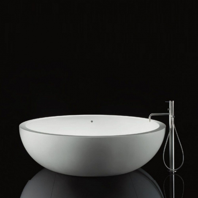 Boffi Tevere QAVISP01 round Corian bathtub | Edilceramdesign