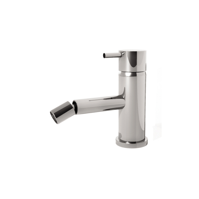 Bidet faucet Ritmonio Diametro35 Inox single lever bidet mixer E0BA0122D | Edilceramdesign