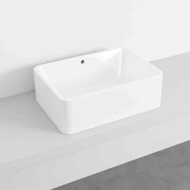 Ceramica Cielo Shui SHLAA6020 rectangular countertop washbasin | Edilceramdesign