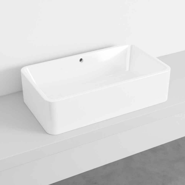 Ceramica Cielo Shui SHLAA7520 rectangular countertop washbasin | Edilceramdesign
