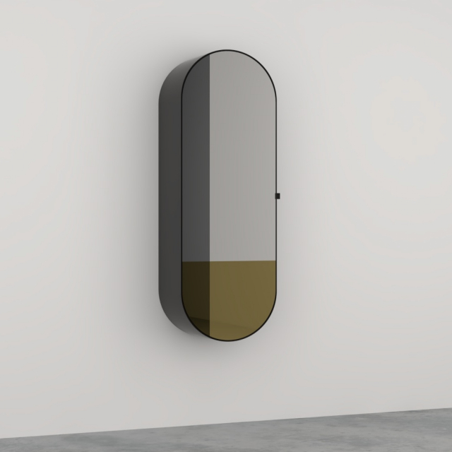 Ceramica Cielo Elio Slim SPELSCLDX wall-mounted container mirror | Edilceram Design