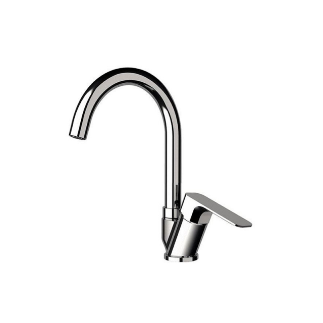 Daniel Tiara TA614BC single lever above-top sink mixer | Edilceram Design