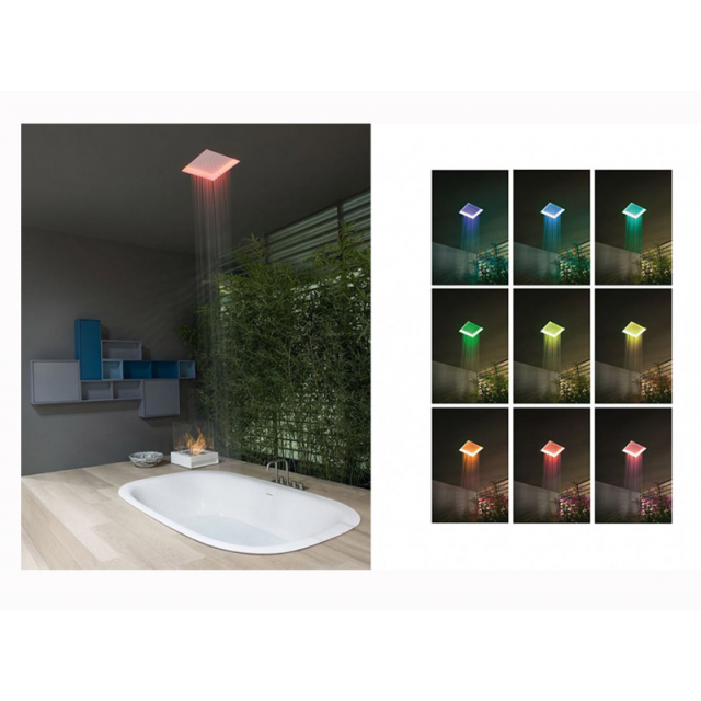 Antonio Lupi Meteo METEO1 ceiling recessed shower head with Led | Edilceramdesign