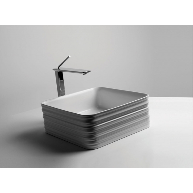 Countertop washbasins Valdama Trace countertop washbasin Squared TRL0200 | Edilceramdesign