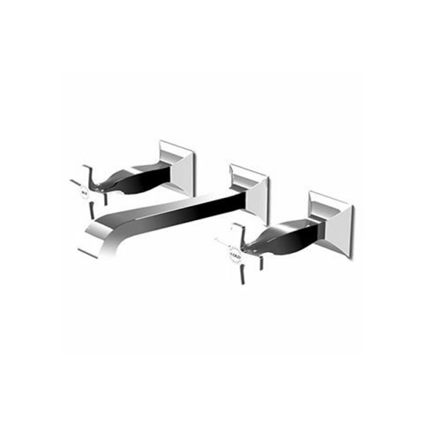 Zucchetti Bellagio ZB1699 3-hole wall-mounted basin mixer with aerator | Edilceram Design