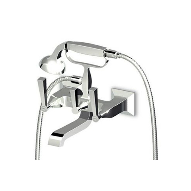 Zucchetti Bellagio ZB2228 wall-mounted bathtub/shower mixer with hand shower | Edilceramdesign