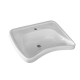 Disabled ergonomic washbasin 70x56 cm Civita Cromo HH 150 LAB