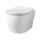 Wall-mounted toilet without briar Artceram Ten 4.0 TEV006- White